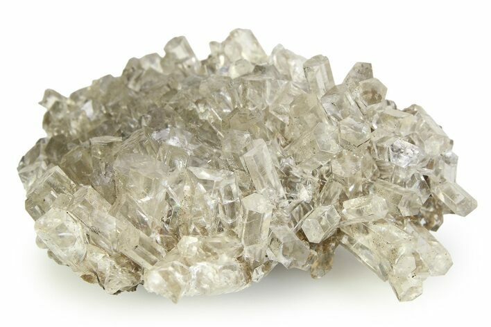 Glassy Hexagonal Calcite Crystal Cluster - China #351365